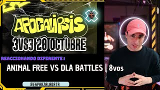 DLA BATTLES VS ANIMAL FREE  REACCIONANDO DIFERENTE OCTAVOS DE FINAL  RG BATTLES freestyle chile [upl. by Vincenty]