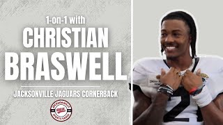 Jacksonville Jaguars Cornerback Christian Braswell 1on1  Training Camp 2024 Interview [upl. by Ojytteb]