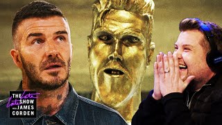 The David Beckham Statue Prank [upl. by Ahseila585]