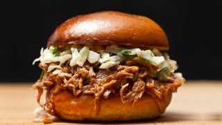 How to Make Easy SlowCooker Pulled Pork  The Easiest Way [upl. by Hallette]