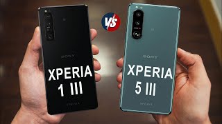 Sony Xperia 1 III vs Sony Xperia 5 III  Comparison [upl. by Vincent]