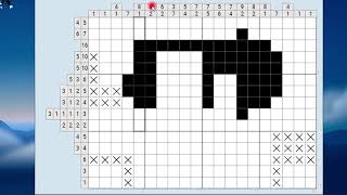 BampW Nonogram solution example [upl. by Lederer]