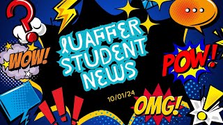 Lauffer Student News October 1 2024 [upl. by Aihsoj]