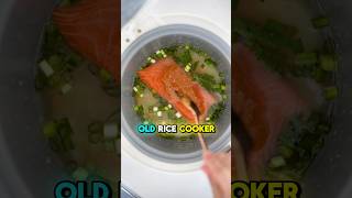 FIRST cooking video  lazy rice cooker miso salmon rice recipe Doesn’t get easier than this [upl. by Nirel916]