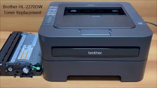 Brother HL2270DW Toner Replacement [upl. by Eibocaj826]