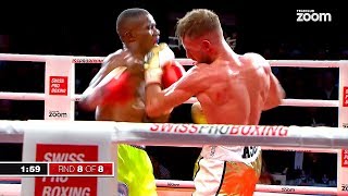 Alain Chervet vs Khalid Manje Boxing Day 2018 – FULL FIGHT [upl. by Nesnej]