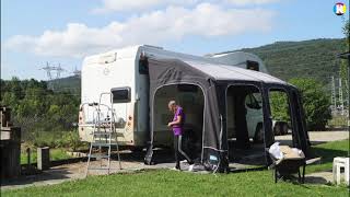 Montage auvent Kampa Dometic Ace AIR All Season 400 L pour camping car [upl. by Hamforrd]