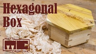 Hexagonal Dovetailed Box [upl. by Mannos]