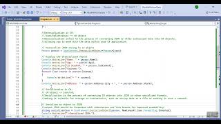 Mastering JSON Serialization and Deserialization in C  Net Core  c csharp [upl. by Afas]