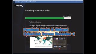 Panduan Instal dan Aktivasi CyberLink Screen Recorder 4 [upl. by Amby]