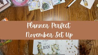 Planner Perfect November Set Up [upl. by Kenweigh717]