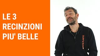 Le 3 recinzioni più belle a mio parere [upl. by Aslehc]