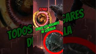 TODOS LOS HOGARES DE GODZILLA godzilla kaiju parati monarchorganization monsterverse [upl. by Egiedan]