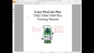 Manual Leica arabic TPS400  TS11 TS 15  TS09 [upl. by Akeret]