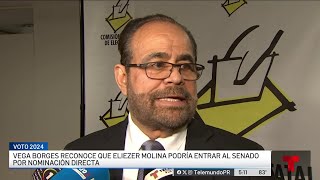 Comisionado del PNP reconoce que Eliezer Molina podría ganar escaño en el Senado [upl. by Luy]