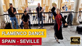 🇪🇦 Flamenco Dance Performance in Seville  Spain  4K UHD [upl. by Sirrad]