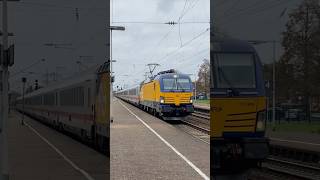 IC Berlijn met NS Vectron raast met volle snelheid door Salzbergen [upl. by Galina]