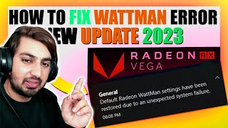 How To Fix Default Radeon WattMan Settings Have Been Restored Due To An Unexpected System Failure [upl. by Esma]