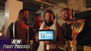 AEW Fight Forever  The Bang Bang Gang introduce Switchblade Jay Whites DLC [upl. by Convery]