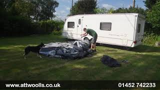 Dometic Ace Air All Season Awning Packing Tutorial Video [upl. by Hgielrahc337]