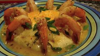 How To Make Shrimp amp Cheddar Grits Old School Cajun SouthernStyle in less than 15 minutes [upl. by Hammer]