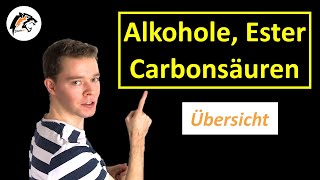 Alkane Alkohole Carbonsäuren amp Ester Übersicht  Chemie Tutorial [upl. by Aria]