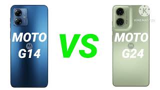 MOTOROLA G14 VS MOTOROLA G24 COMPARATIVA↩️ [upl. by Eerised]