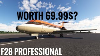 F28 Professional Review The Best Regional Jet for MSFS [upl. by Marvin]