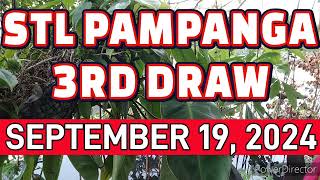 STL PAMPANGA RESULT TODAY 3RD DRAW SEPTEMBER 19 2024 8PM  THURSDAY [upl. by Brittaney691]