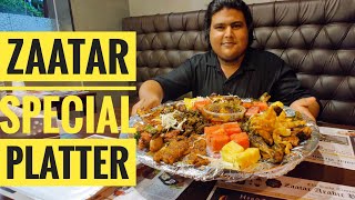 Zaatar Special NonVeg Platter Zaatar Arabic Restaurant Panampilly Nagar [upl. by Iderf]