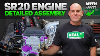 Building the Perfect SR20 Engine  9000RPM Street Setup Detailed Assembly with Jay [upl. by Dougy560]