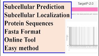 Prediction of Subcellular localization Genomewidestudy TargetP [upl. by Tamis463]