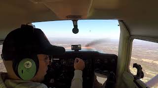 Long Cross Country In a Cessna 150 [upl. by Ikila562]