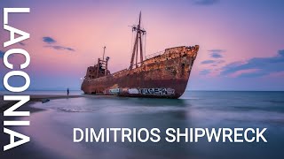 Dimitrios Shipwreck – Laconia  Greece 4K [upl. by Manly]