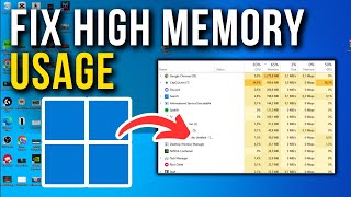 How To Fix High Memory Usage On Windows 1011 2024  Reduce RAM Utilization [upl. by Shepperd]