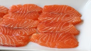 Quick Cured Salmon  How to Cure Salmon in 3 Minutes [upl. by Nahraf]