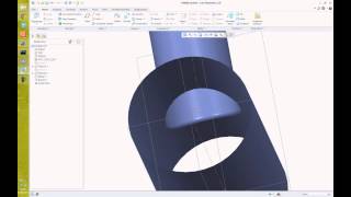 Pro Engineer  Creo export part for Abaqus [upl. by Annaiviv]