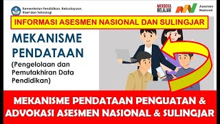 MEKANISME PENDATAAN PENGUATAN ASESMEN NASIONAL ANBK 2024 SULINGJAR SURVEI LINGKUNGAN BELAJAR [upl. by Hyozo]