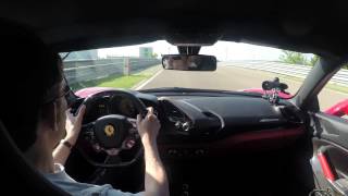 Ferrari 488 GTB lap of Fiorano [upl. by Ennairej]