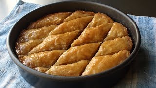 Baklava Recipe  How to Make Baklava from Scratch [upl. by Adyan632]