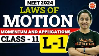 Laws of Motion Class 11  Momemtum Applications  Physics Chapter 5  NEET 202425  KRD Madam [upl. by Niroc533]