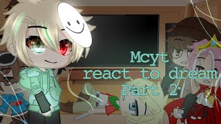 Mcyt react to dreampart 2gacha club [upl. by Atinoj85]