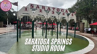 Saratoga Springs Disney World  Studio Room Review [upl. by Esimorp]