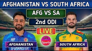 SA Vs AFG Live  2nd ODI Match Score amp Commentary  South Africa Vs Afghanistan Live Cricket Match [upl. by Htrag]