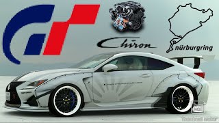 Gran Turismo 7  1851HP Lexus RC F 14 Pro Tune  Nurburgring Setup  Bugatti Chiron Engine Swap [upl. by Pillsbury]