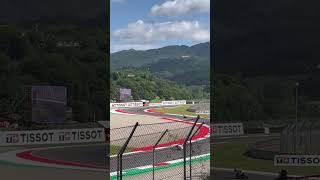 Celestino Vietti dancing in Materassi San Lorenzo chicane MotoGP Mugello 2024 motogp mugello [upl. by Ttenyl]