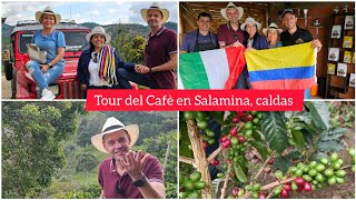 EL ITALIANO RECOGIENDO CAFÉ EN 🇨🇴 colombia  una FAMILIA DE CAFICULTORES ☕ nos Recibió en su FINCA [upl. by Apollus]