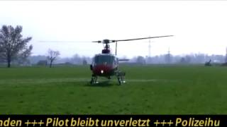 Wolfurt Schweizer Segelflieger muss im Ried notlanden [upl. by Eeloj308]