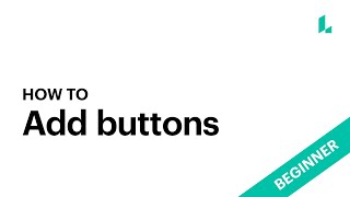 How to insert buttons  Lucidpress Tutorial [upl. by Eirojram]