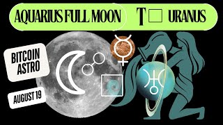 How the Aquarius Full Moon amp TSquares Will Impact Bitcoin Markets  Astrology amp Crypto Analysis [upl. by Coulson]